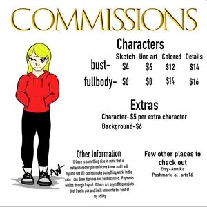 I’m opening up for commission!